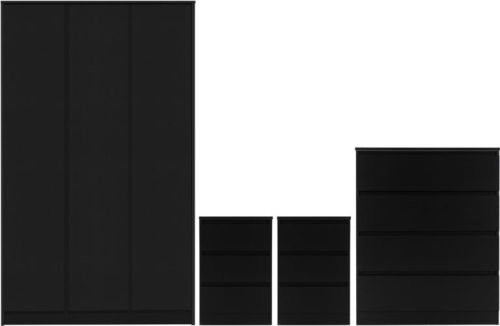 Click Here To Enlarge This Photo Of Malvern 3 Door Wardrobe Bedroom Set.