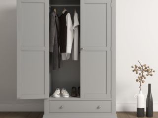 Bordeaux 2 Door Wardrobe.