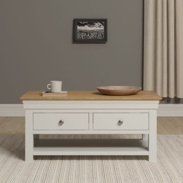 Click Here To Enlarge This Photo Of Bordeaux 2 Drawer Coffee Table.