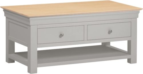 Click Here To Enlarge This Photo Of Bordeaux 2 Drawer Coffee Table.
