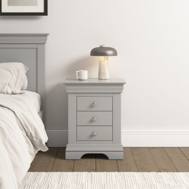 Click Here To Enlarge This Photo Of BORDEAUX 3 DRAWER BED SIDE.