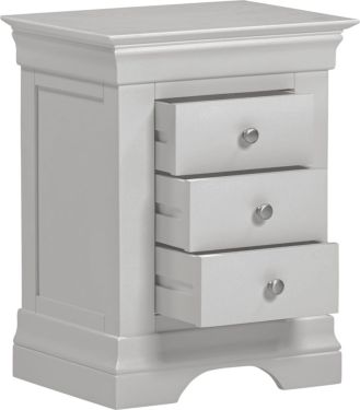 Click Here To Enlarge This Photo Of BORDEAUX 3 DRAWER BED SIDE.