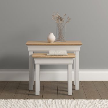 Click Here To Enlarge This Photo Of Bordeaux Nest of 2 Tables.