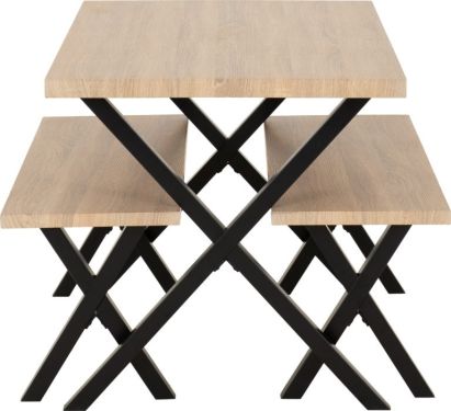 Click Here To Enlarge This Photo Of Buxton Dining Bench Set.