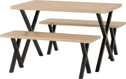 Click Here To Enlarge This Photo Of Buxton Dining Bench Set.