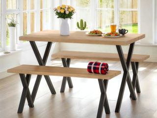 Buxton Dining Bench Set.