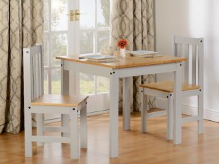 Ludlow table + 2 chairs oak