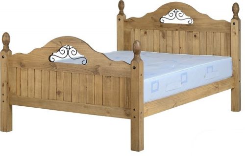 Click Here To Enlarge This Photo Of 4ft6 Double corona scroll bed frame