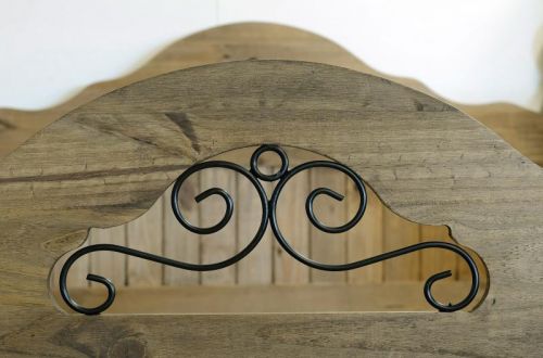 Click Here To Enlarge This Photo Of 4ft6 Double corona scroll bed frame