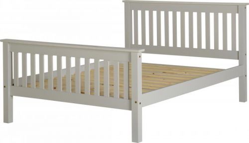 Click Here To Enlarge This Photo Of Monoco 4ft6 double high foot end bed frame
