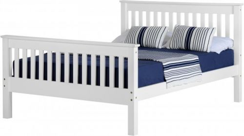 Click Here To Enlarge This Photo Of Monoco 4ft6 double high foot end bed frame