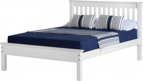 Click Here To Enlarge This Photo Of Monoco 4ft6 double low foot end bed frame